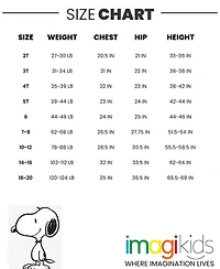 Peanuts Boys 2 Pack Long Sleeve T-Shirts to (2T - 18-20)