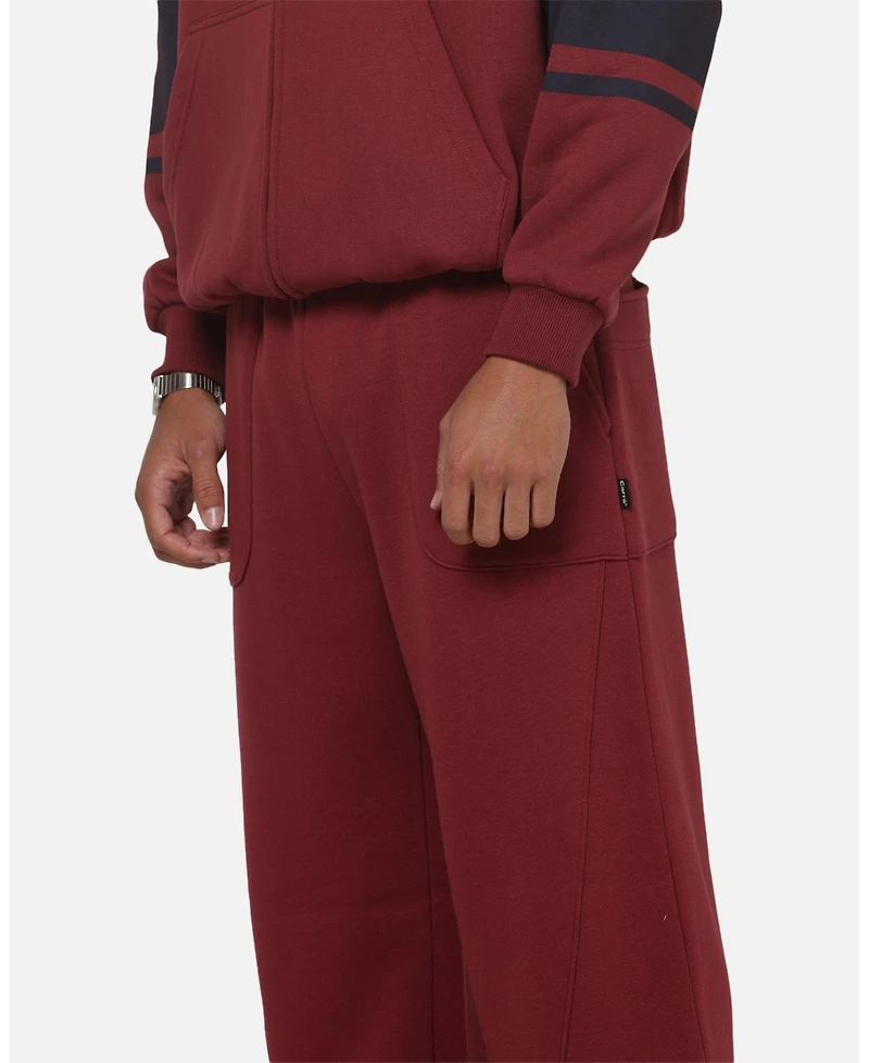 Carre Men's Varsity Oversized Wide-Leg Track Pants