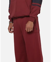 Carre Men's Varsity Oversized Wide-Leg Track Pants