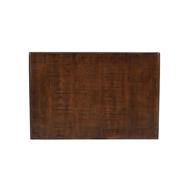 Jofran Larson Modern Industrial Solid Wood Chairside End Table with Storage