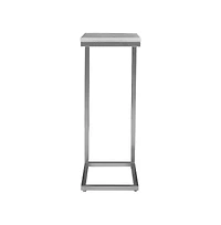 Jofran Aurora Solid Marble Modern Luxury Glam Accent C-Table (Set of 2)