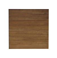 Jofran Claremont Transitional Rustic Wood Square End Table with Storage