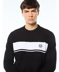 Sergio Tacchini Men's Storia Stripe Crewneck Sweater