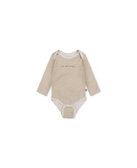 Deux par Baby Boys 3M-24M Three Pack Cotton Onesie Brown Printed Hedgehogs