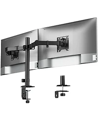 Lofree Dual Monitor Adjustable Full-Motion Arms Desk Mount, Compatible with Most 17" to 32" Monitors