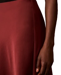 Calvin Klein Women's Pull-On Satin Maxi Skirt
