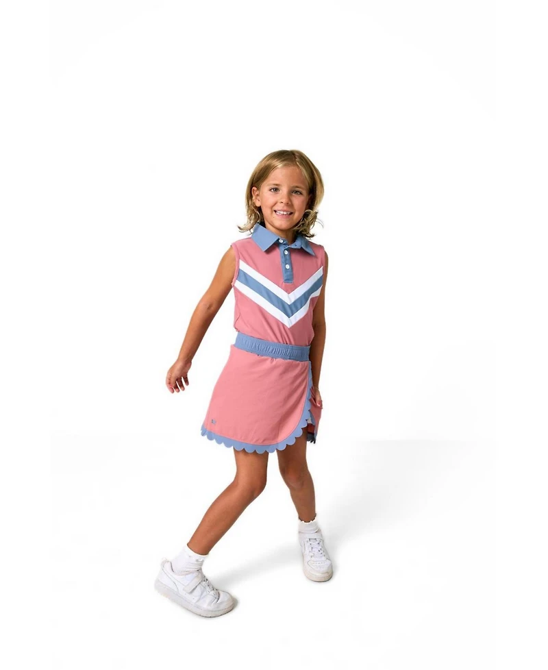 Courtside Kids Girls' 2-16 Scalloped Skort