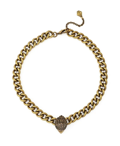 Kurt Geiger London Faux Stone Signature Eagle Collar Necklace