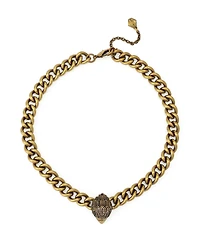 Kurt Geiger London Faux Stone Signature Eagle Collar Necklace