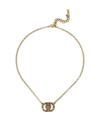 Kurt Geiger London Faux Stone Signature Chelsea Eagle Pendant Necklace
