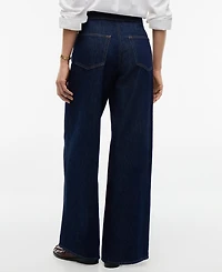 Tommy Hilfiger Women's Indie High-Rise Wide-Leg Jeans