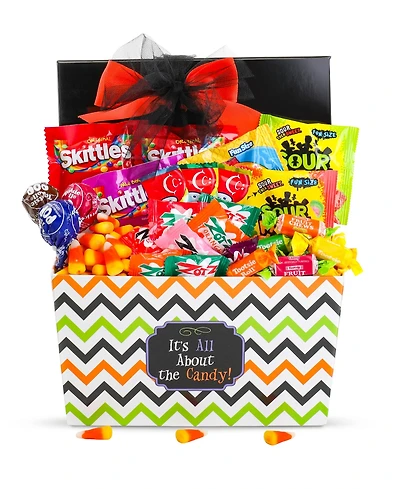 Beyond the Bow Gifts It's All About the Candy Gift Basket, 6-Pieces