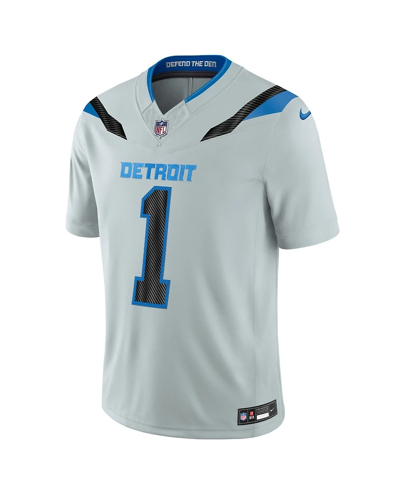 Nike Men's Jameson Williams Silver Detroit Lions 2026 Rivalries Collection Vapor F.u.s.e Stitched Limited Jersey