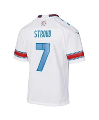 Nike Big Boys and Girls C.j. Stroud White Houston Texans 2026 Rivalries Collection Game Jersey