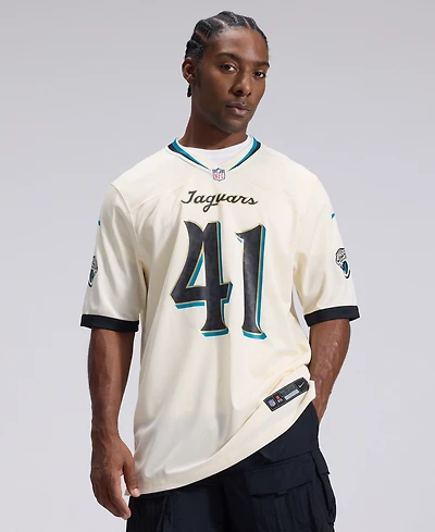 Nike Men's Josh Hines-Allen Natural Jacksonville Jaguars 2026 Rivalries Collection Game Jersey