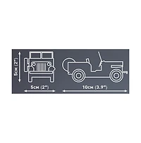 Cobi Jeep Willys Cj-2A 111-Piece Building Set, Ages 6+