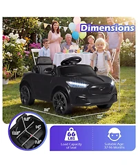 Sugift 12V Kids Ride On Car with Parent Remote Control and Licensed Design, Ages 3-7