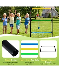 Zeny Ladder Ball and Golf Toss Set, includes 6 Balls, Scoreboard Carry Bag