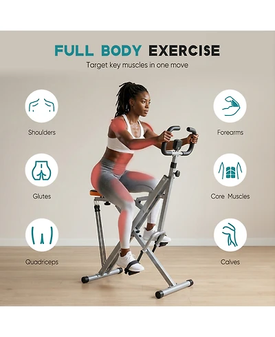 Zeny Foldable Home Squat Machine, 330lbs Weight Capacity, Adjustable Resistance Lower Body Trainer