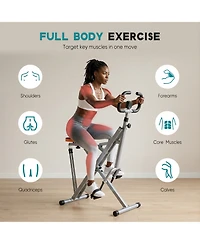 Zeny Foldable Home Squat Machine, 330lbs Weight Capacity, Adjustable Resistance Lower Body Trainer