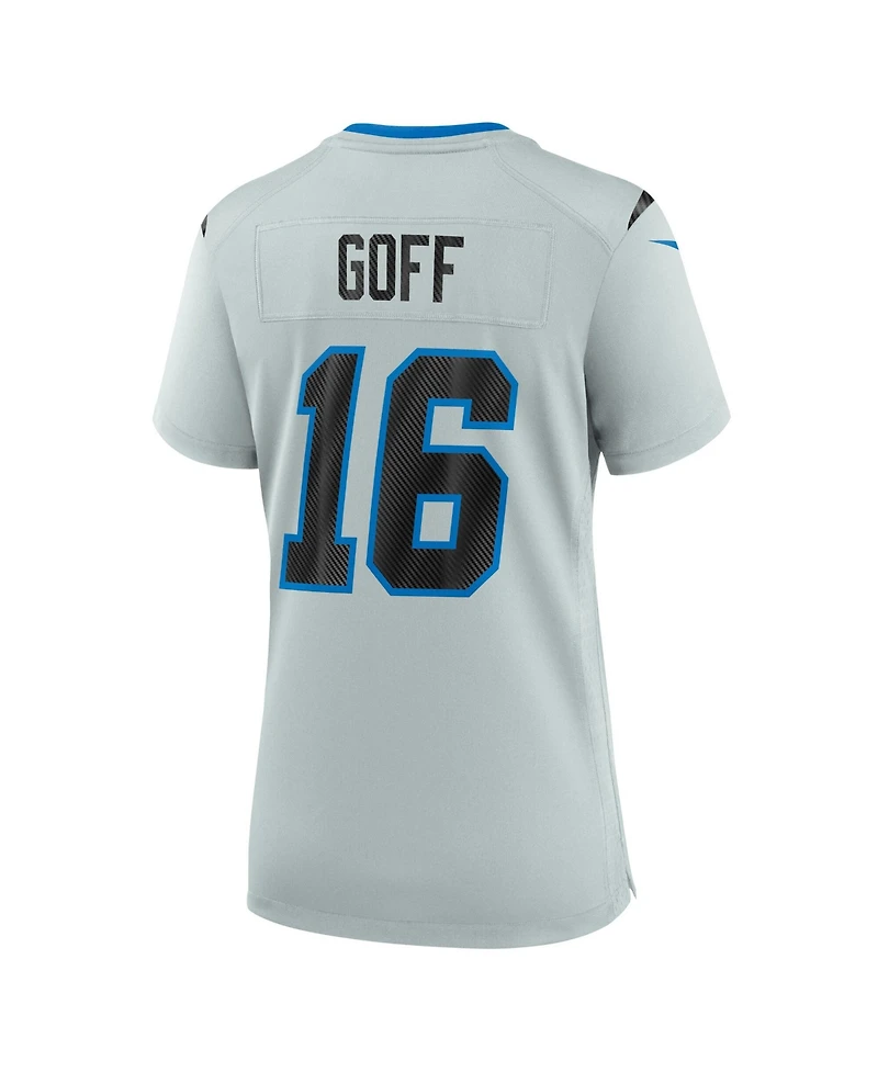 Nike Women's Jared Goff Silver Detroit Lions 2026 Rivalries Collection Game Jersey