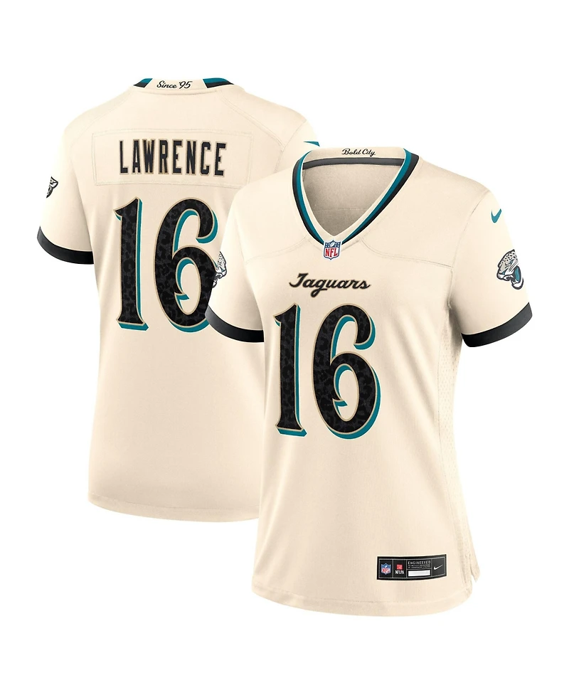 Nike Women's Trevor Lawrence Natural Jacksonville Jaguars 2026 Rivalries Collection Game Jersey