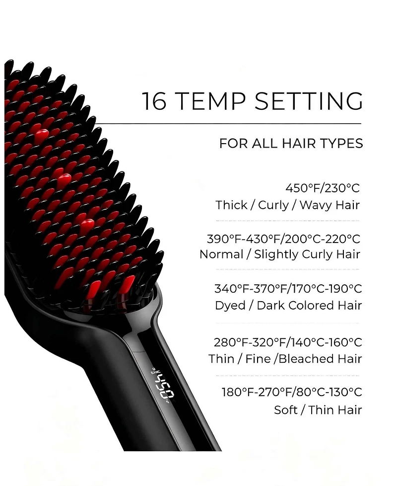Tymo Beauty Ionic Plus Hair Straightening Brush
