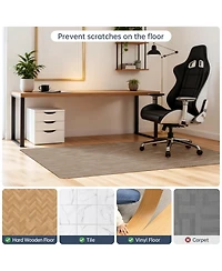 Danrong Office Chair Mat Hard Floor Protection Easy Glide Durable Clean