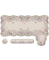Lofree Wildflower Desk Protector Set With Wrist Rest Coaster Ergonomic Mouse Pad