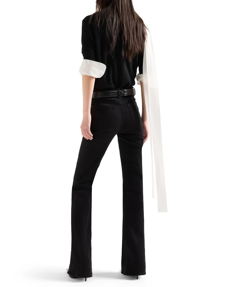 7 For All Mankind Women's Leggy Mid-Rise Denim Bootcut Jeans