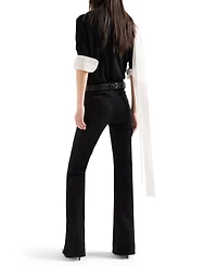 7 For All Mankind Women's Leggy Mid-Rise Denim Bootcut Jeans