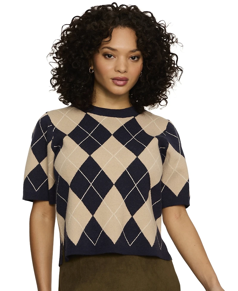 Sanctuary Petite Perfect Semi-Cropped Pull-On Sweater T-Shirt