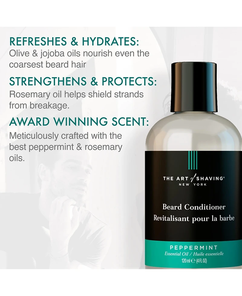 The Art of Shaving Beard Conditioner, Peppermint, 4 Fl Oz