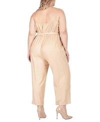 Standards & Practices Plus and Adjustable Strap High Waist Jumpsuit