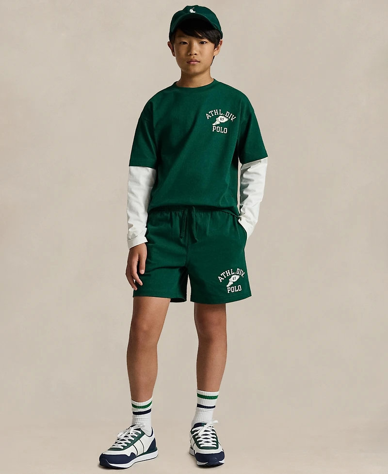 Polo Ralph Lauren Boys' 8-20 Big Fit Cotton Layered Effect T-Shirt