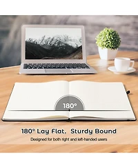 Danrong Dotted Journal Hardcover Lay Flat Notebook Thick Paper Smooth Writing For Work School