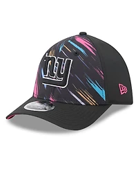 New Era Men's Black York Giants 2026 Nfl Cruical Catch 39THIRTY M-Crown Stretch Hat