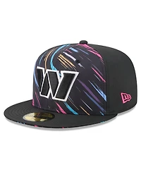 New Era Men's Black Washington Commanders 2026 Nfl Cruical Catch 59FIFTY Fitted Hat