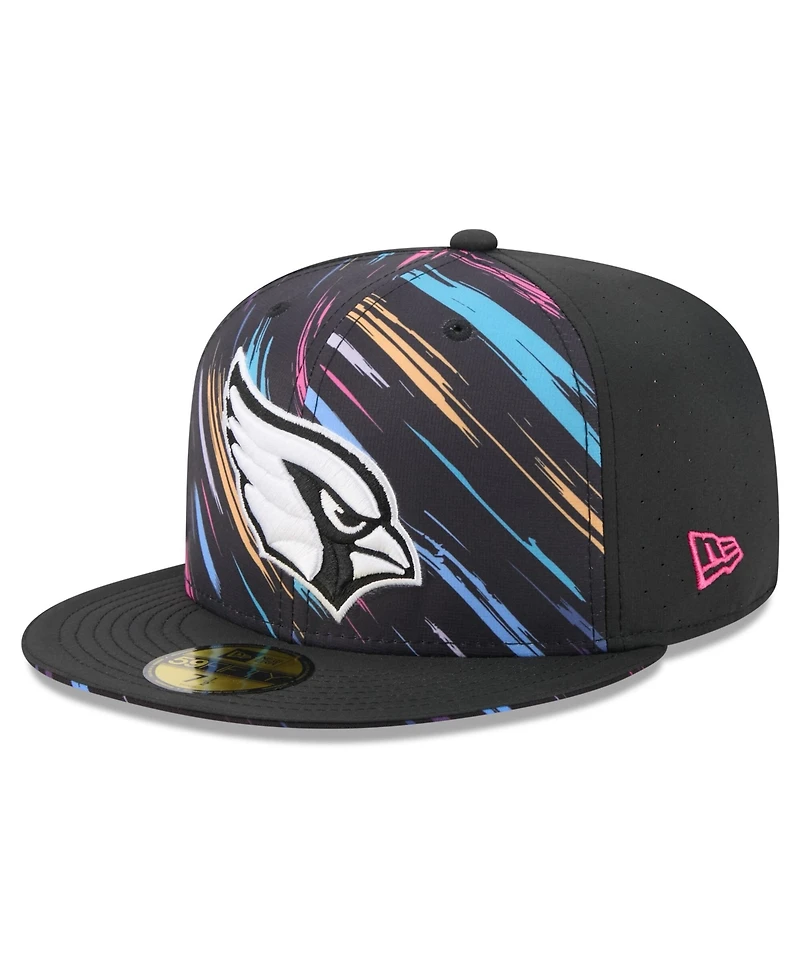 New Era Men's Black Arizona Cardinals 2026 Nfl Cruical Catch 59FIFTY Fitted Hat