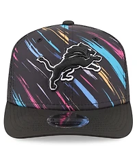 New Era Men's Black Detroit Lions 2026 Nfl Cruical Catch 9SEVENTY Adjustable Trucker Hat