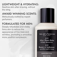 The Art of Shaving After Shave Balm, Unscented, 3.3 Fl Oz