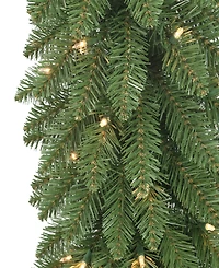 Puleo International 5' Pre-Lit Alpine Pencil Christmas Tree
