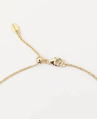 Kamaria Reflection Necklace with Lab Grown Opal in 14k Gold Plated Sterling Silver