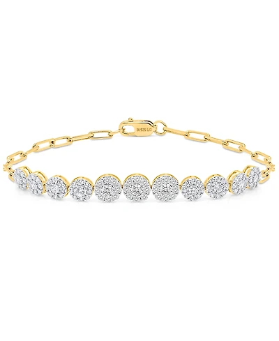 Forever Grown Diamonds Lab-Grown Diamond Tennis Bracelet (2 ct. t.w.) Sterling Silver