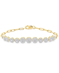 Forever Grown Diamonds Lab-Grown Diamond Tennis Bracelet (2 ct. t.w.) Sterling Silver
