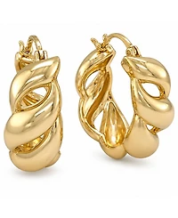 And Now This Open Twisted Hoop Earring