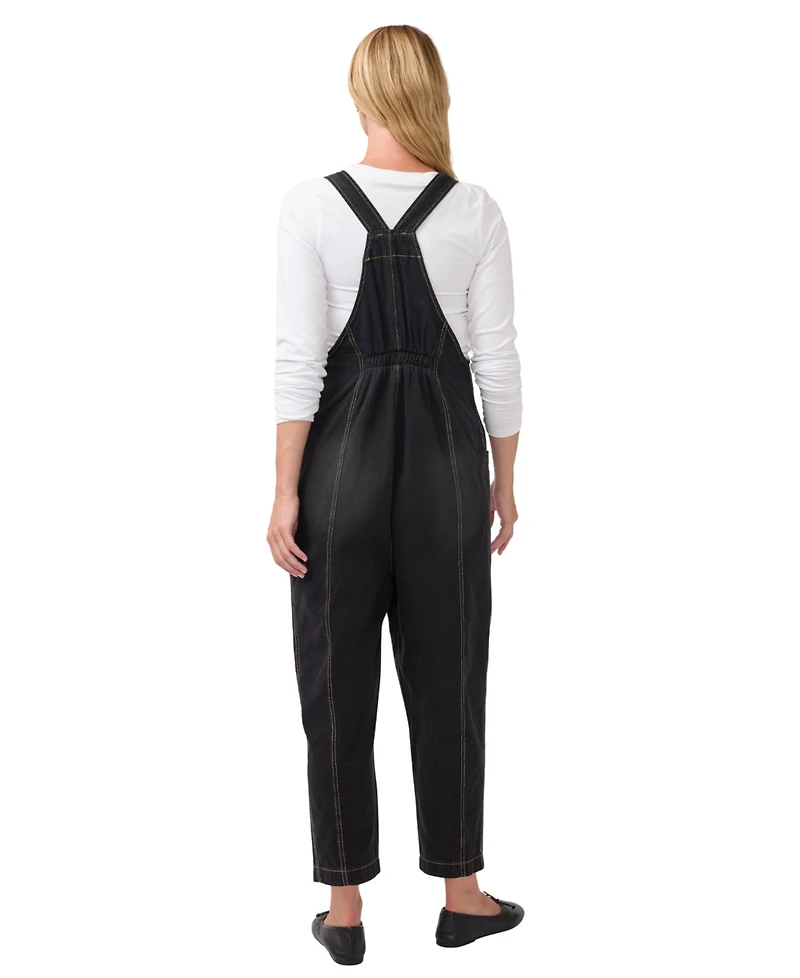Ingrid + Isabel Maternity Ankle Tapered Leg Denim Overall