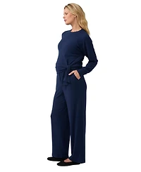 Ingrid + Isabel Maternity High-Rise Wide-Leg Pull-On Pants