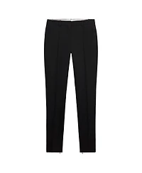 Mango Women's Selection Wool-Blend Straight Mid-Rise Trousers