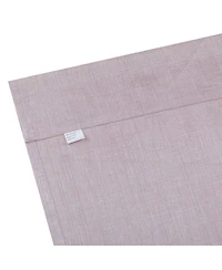 Kate Aurora Gina Complete 4 Piece Rose Pink Metallic Sheer Window Curtains And Beaded Valances Set